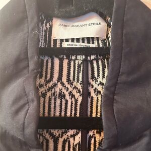 Vintage Isabel Marant Etoile Wool Geometric Patterned  Jacket - Mint Condition